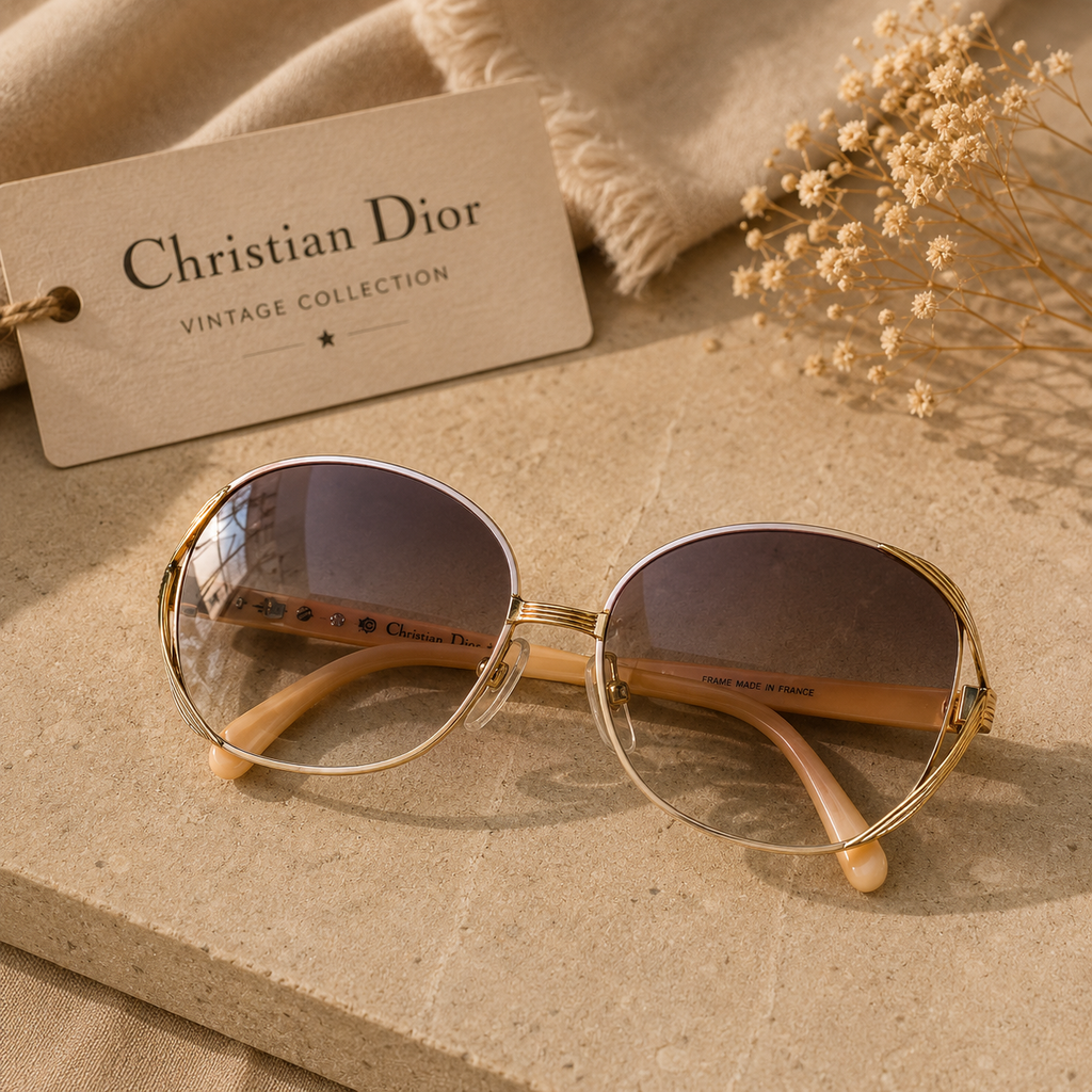 Christian Dior Vintage Designer Zonnebril