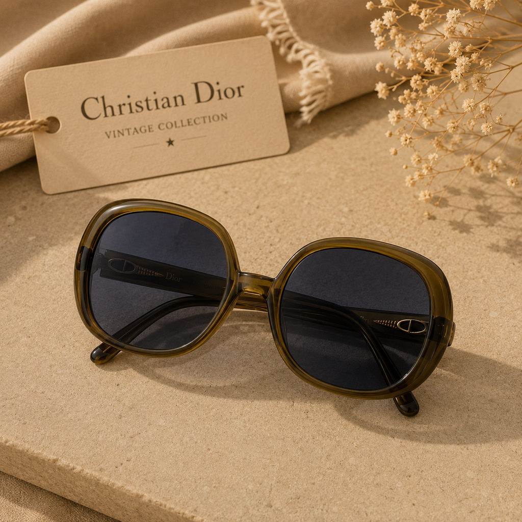 Christian Dior Vintage Designer Zonnebril